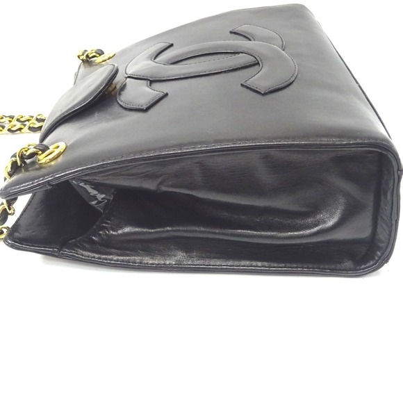 CHANEL Chain Shoulder Bag Deca Coco Mark Lambskin Black - Picture 5 of 16